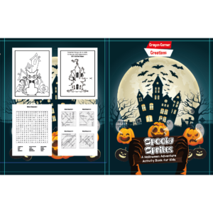 Spooky Sprites, A Halloween Adventure Activity Book for Kids