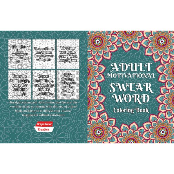 Motivational Swear Words Coloring Book for Adults Part 2