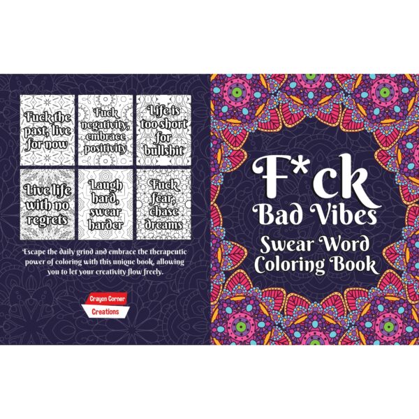 Motivational Swear Words Coloring Book for Adults