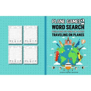 Plane Games 2 Word Search Puzzle Book For Teens & Adults